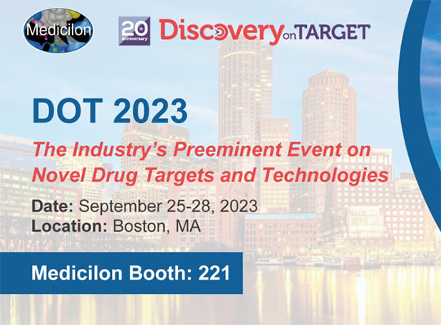 在DOT2023索求新型靶点，BB贝博戴学东博士携带团队赴会