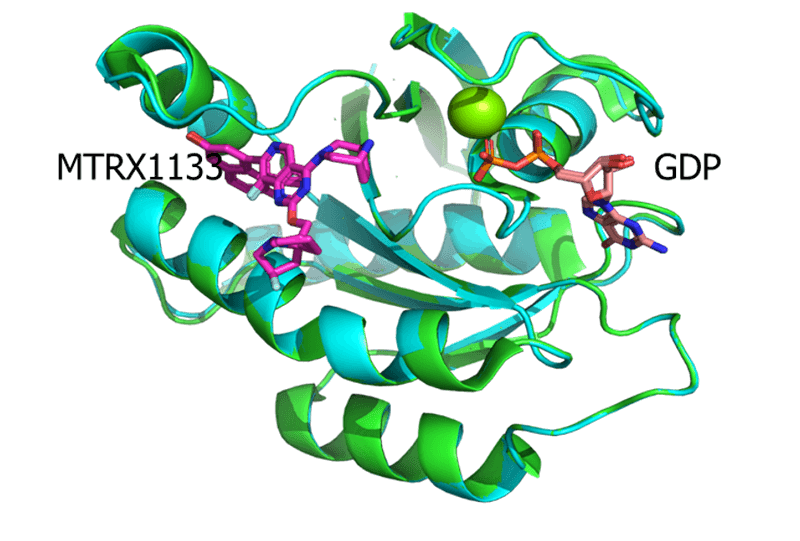 KRAS-G12D-RTX1133-共结晶与MRTX1133（7RPZ，PDB）的结构比力.png
